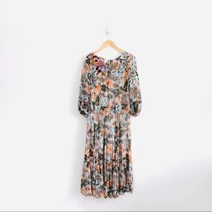 espalier embroidered tunic dress